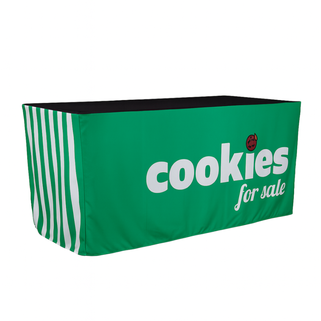 Girl Scout Cookie Seller Table Cover / Free Shipping
