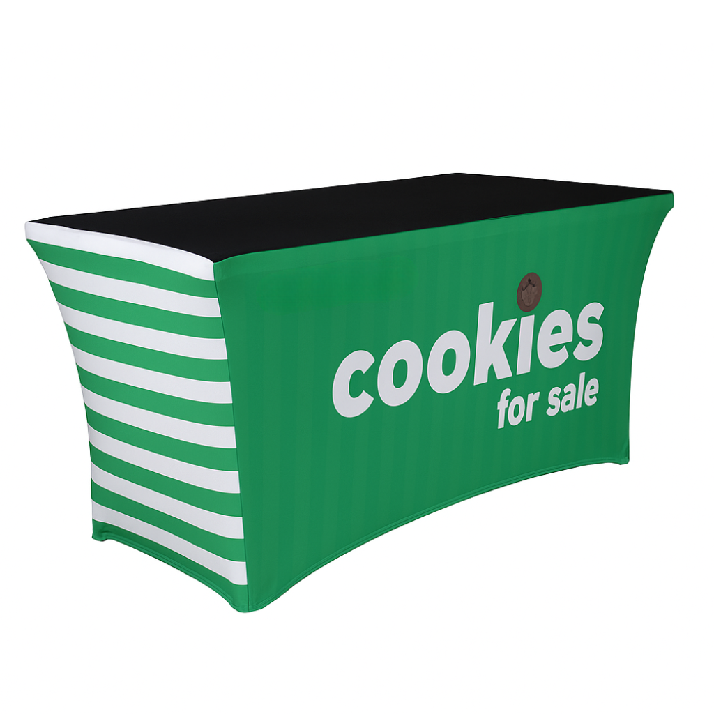 Girl Scout Cookie Seller Table Cover / Free Shipping