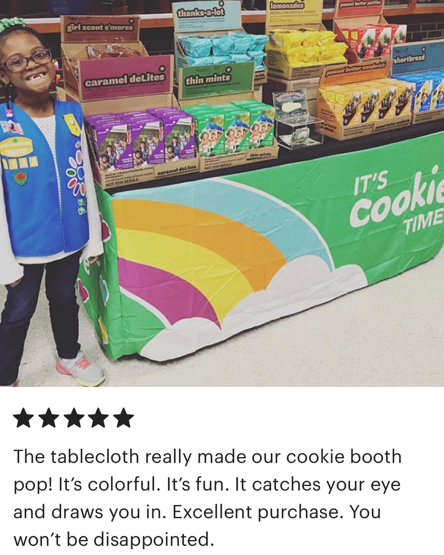 Fitted Cookie Booth- It's Cookie Time