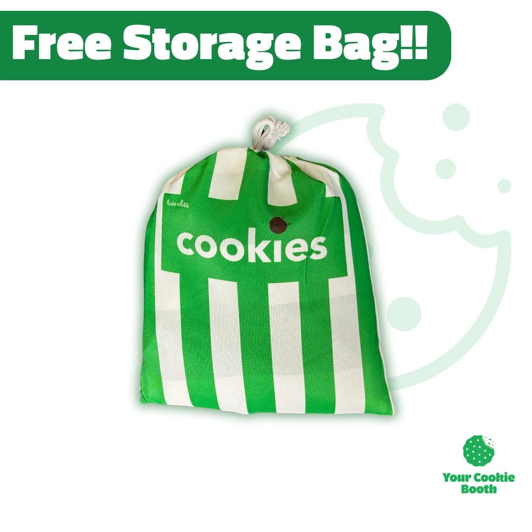 Fitted Table Cover for Girl Scout Cookie Sellers